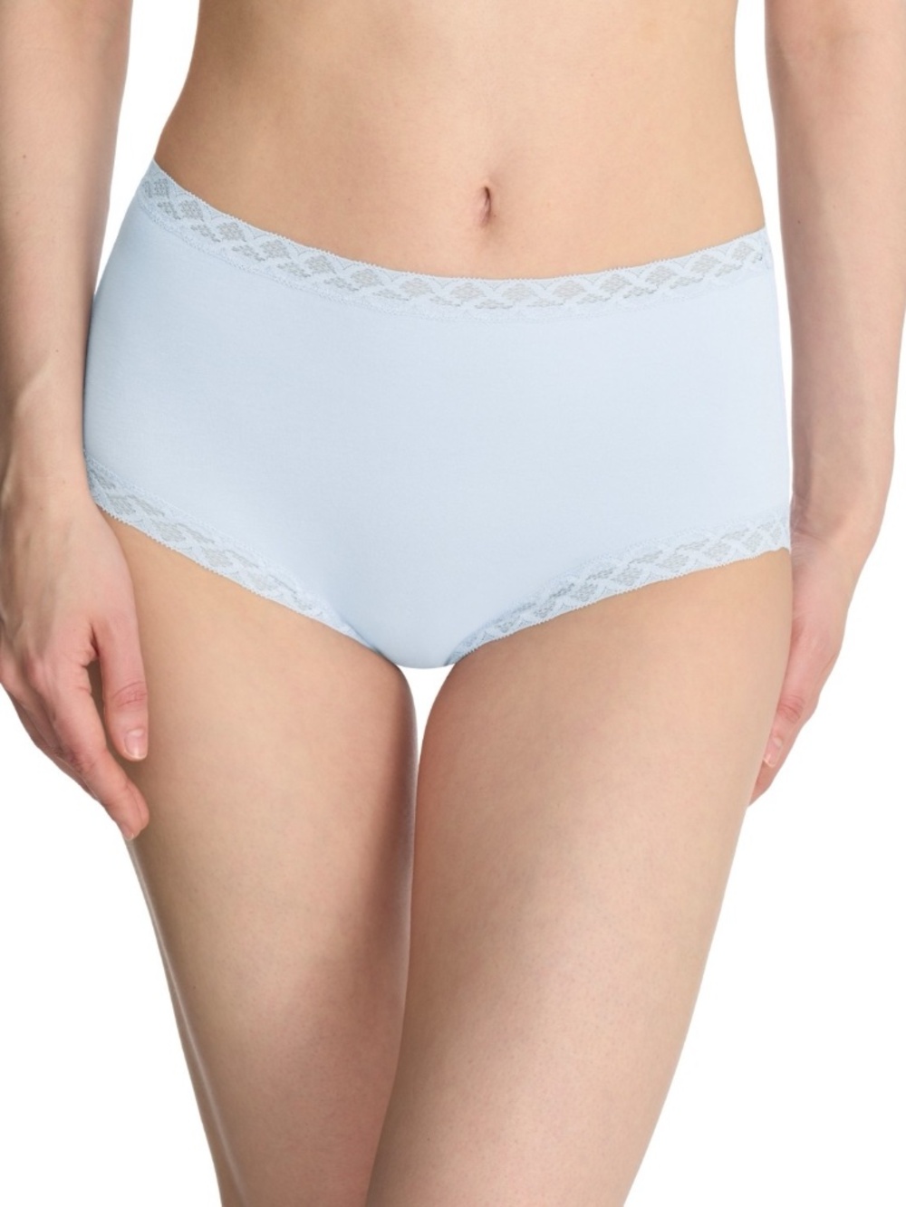 Natori Women's Bliss Full Brief | Color: Misty Blue | Size: XXL
